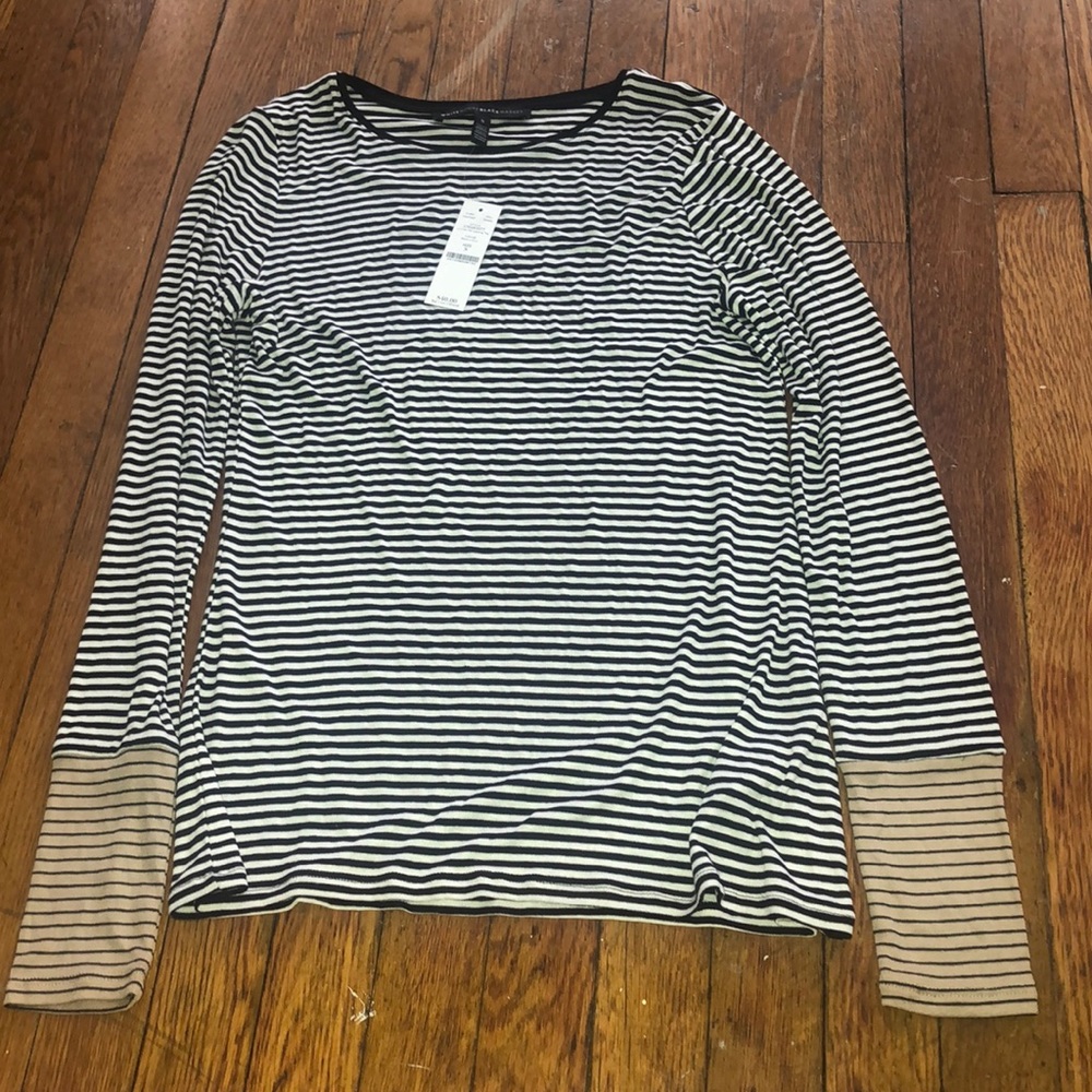 White House black market striped long sleeve